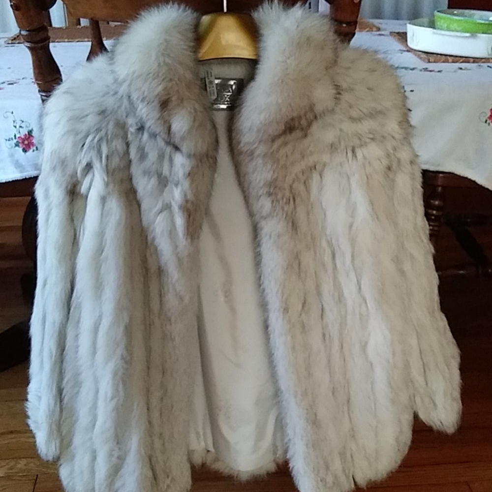 Silver fox jacket